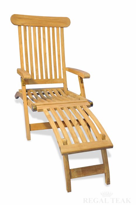 Regal Teak Steamer Chair - Thumbnail 2
