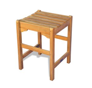 Teak Counter Height Stool