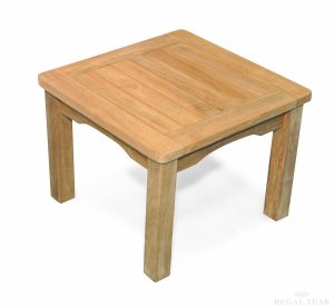 Teak Mission Side Table