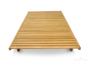 Teak Double Chaise Lounge