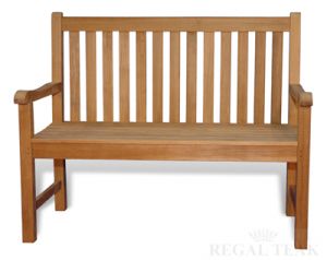 Teak Block Island Bench 4ft