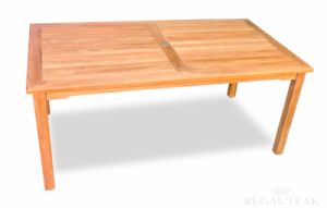 Teak Harvest rectangular Table 40in X 70in
