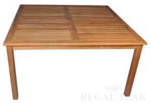 Teak Square Table 60in