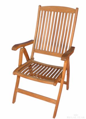 Salisbury Reclining Chair Premium Teak 