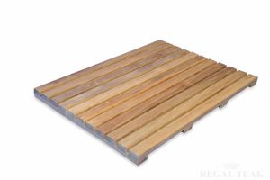 Spa Teak Bath Mat 25in x18in