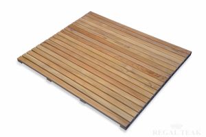Spa Teak Bath Mat 26in x26in