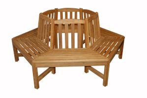 Teak Tree Bench