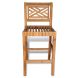 Teak Chippendale Bar Chair