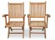 Teak Rockport Chair with Arms - PAIR
