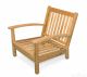 Teak Deep Seating Club Chair Frame 34  view