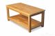 Teak Coffee Table Large with shelf