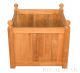 Teak Mission Planter 23in X23in X20in H