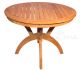 Teak Round Table 39in Dia Root Design