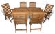 Teak Rectangular Table Portsmouth Chair Set