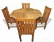 Teak Dining Set for 4 - West Palm