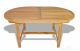 Oval Extension Table 43.5in W X 67in  (Closed)