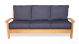 Teak Deep Seating 3 Seater Sofa