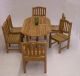 Captiva Table Boston Oval Chair Set in Teak