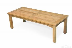Teak Mission Coffee Table Large 47in L X 19.5in D X 16in H