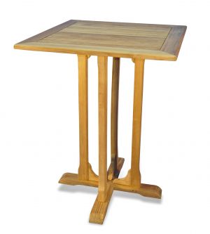 Teak Square Bar Table