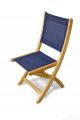 Teak Providence Chair no arm Batyline Navy