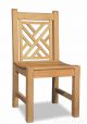 Teak Chippendale Chair Without Arms