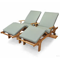 Teak Chaise Lounge